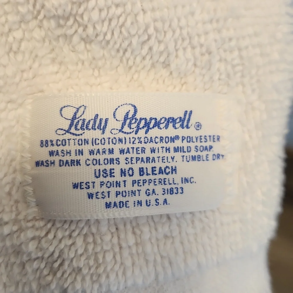 Lady Pepperell vintage floral themed Spring towels